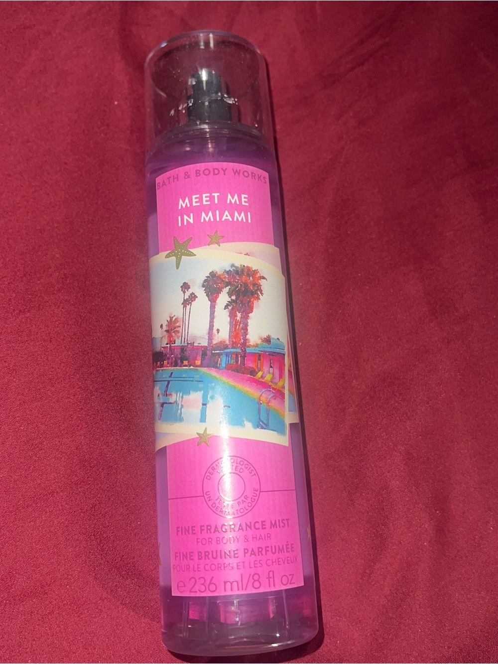 Bath & Body Works Meet Me In Miami Fine Fragrance Mist - Pink